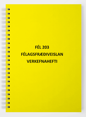 BHS-Félagsfræðiveislan - verkefnahefti