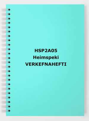 BHS-Félagsfræðiveislan - verkefnahefti