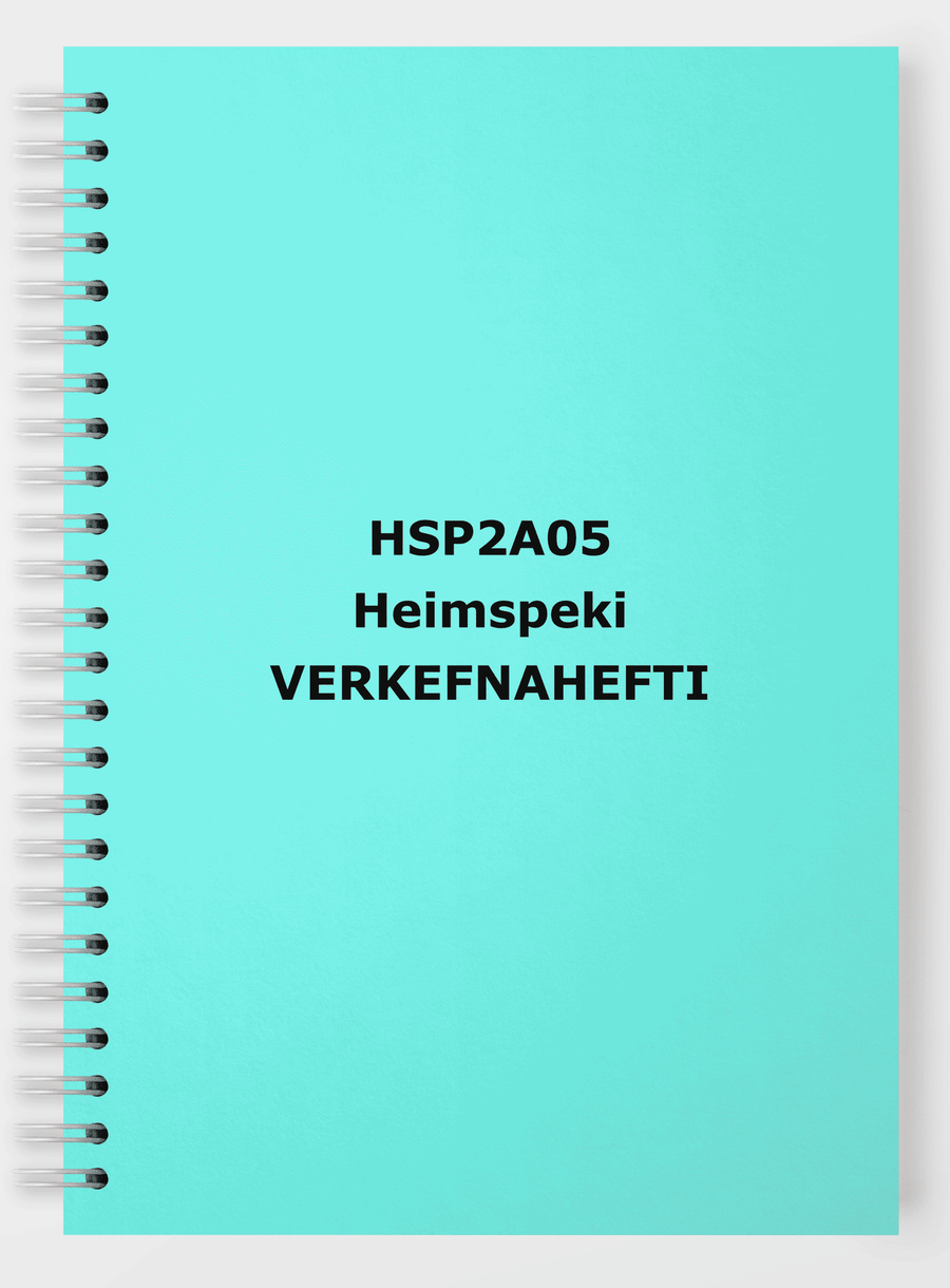 BHS-Félagsfræðiveislan - verkefnahefti