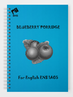BHS - Enska - Blueberry - Háskólaprent