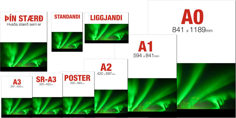 Veggspjald A3 - Háskólaprent